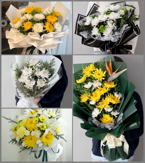 上海长宁区虹桥街道白事花束代送